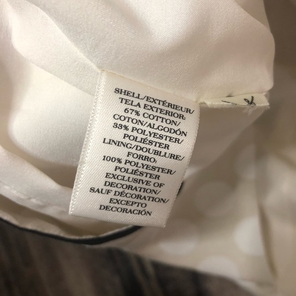 Ann Taylor Beige Sheath Dress Polka Dot - Picture 5 of 8